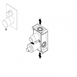Внутренняя часть, Ritmonio, назначение-смеситель для ванны и душа, для однорычажного, не окрашен