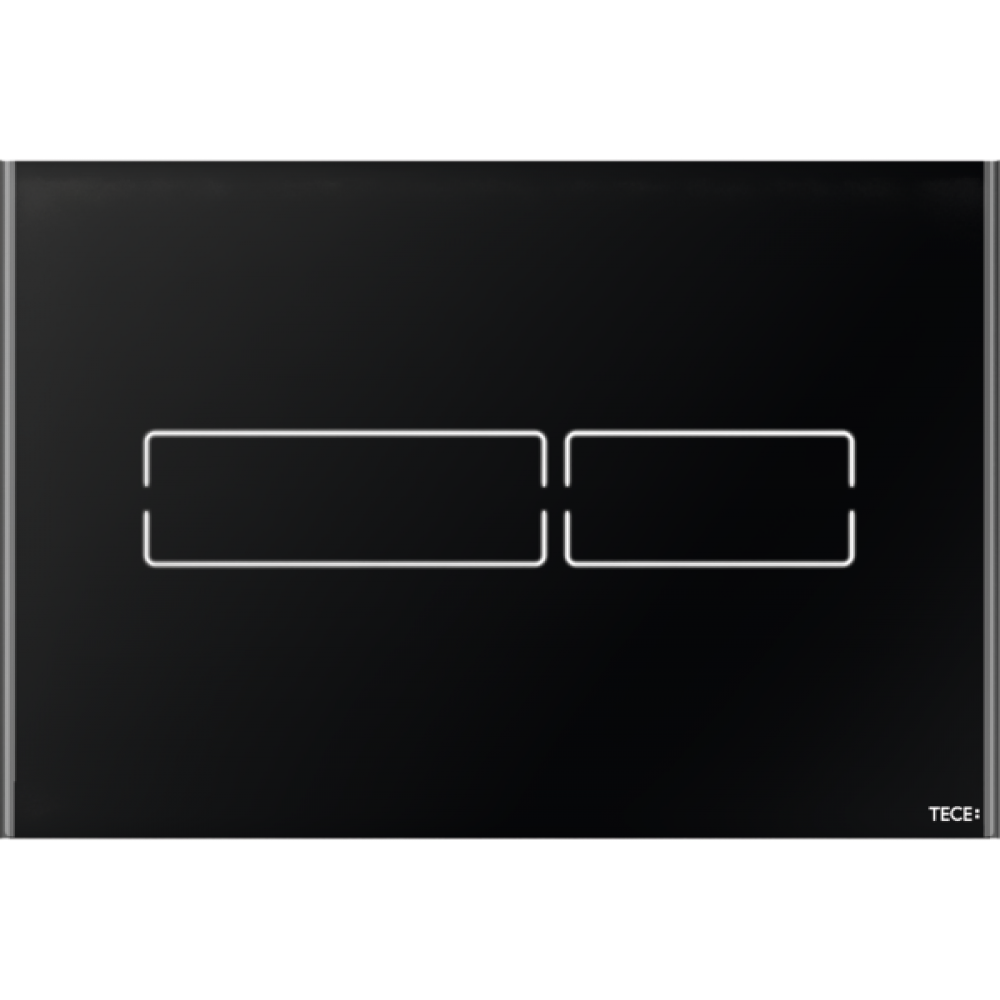 Клавиша смыва, TECE, TECElux, шгв 220*150*8, цвет-черный