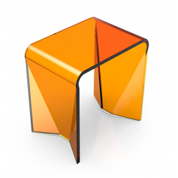 Табурет, KNIEF, шгв 432*300*442, цвет-Orange Crystal