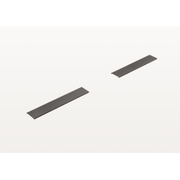 Дизайн-решетка, Gessi, Shower G Drains, боковая, 265+265, для артикула 67050 L=70cm, цвет-Black Metal Brushed PVD