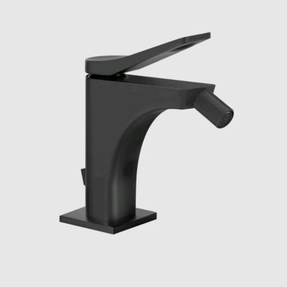 Смеситель для биде, Gessi, Rilievo, цвет-черный матовый