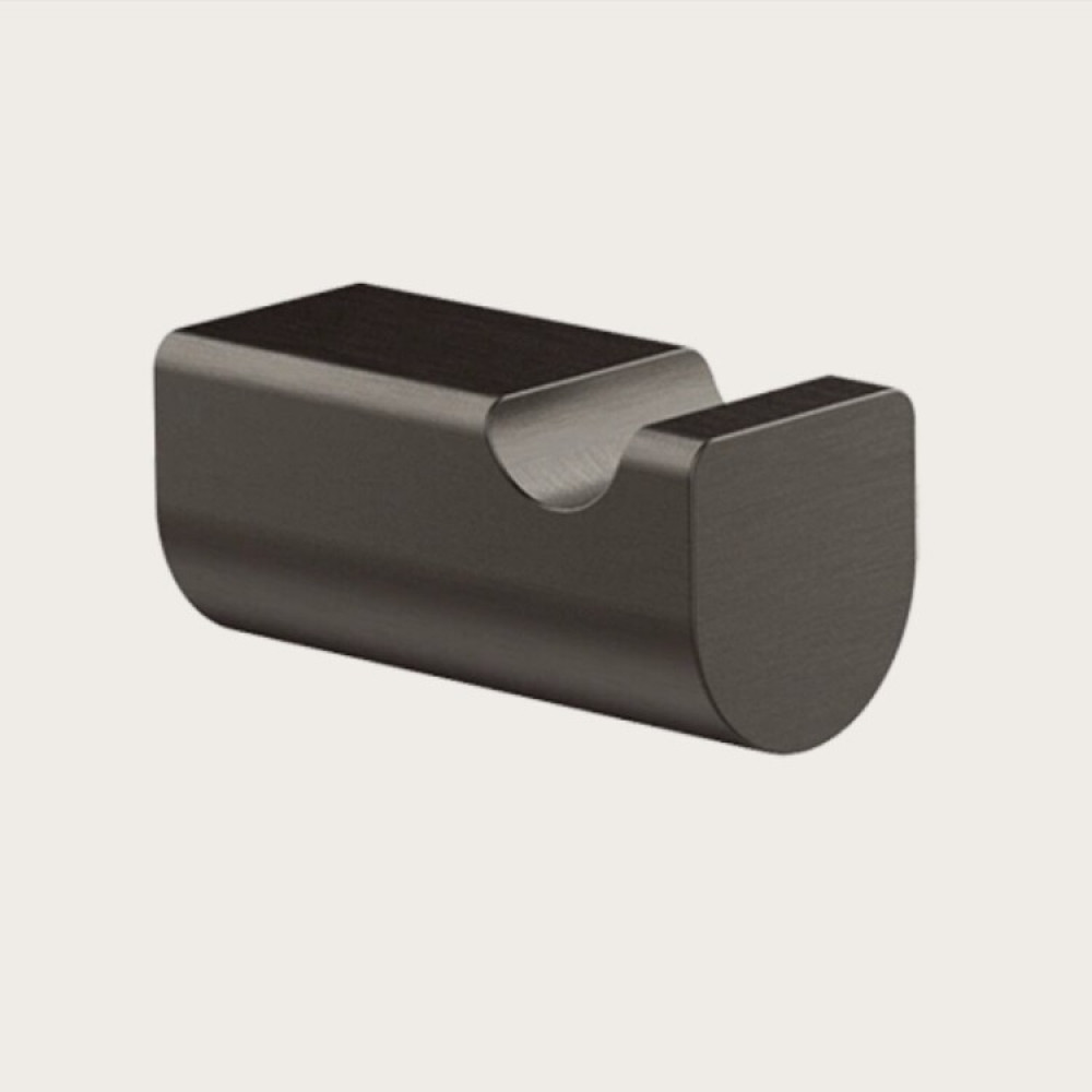 Крючок, Gessi, Rilievo, шгв 28*60*28, цвет-Black Metal Brushed PVD