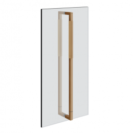 Ручка, Gessi, Shower outfit, двойная, 600 мм, Warm Bronze Brushed PVD