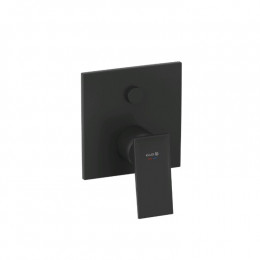 Смеситель для душа, Kludi, DECUS, на 2 потребителя, цвет-черный матовый (Matt Black, Nero Opaco)