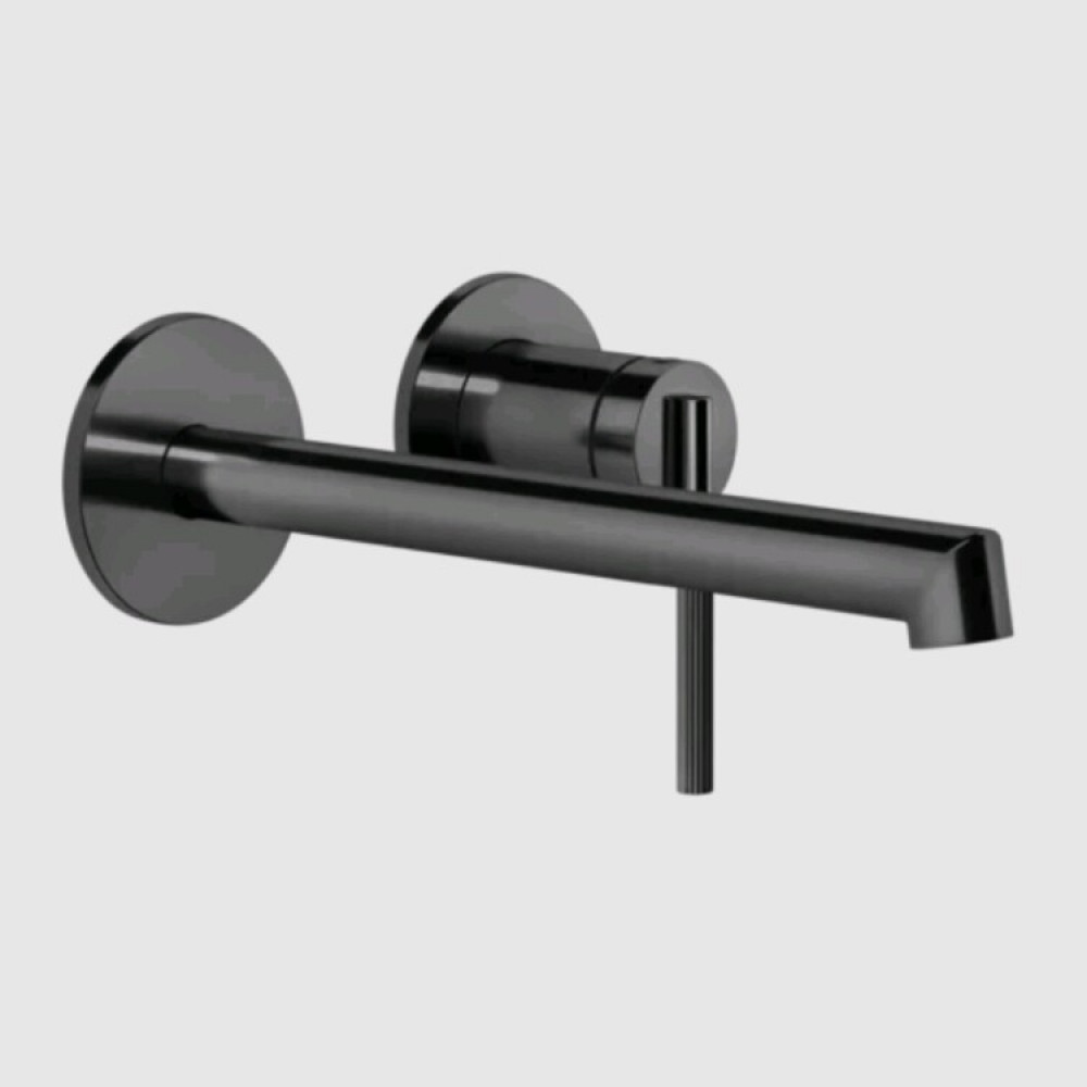 Смеситель для раковины, Gessi, Ingranaggio, цвет-Black Metal PVD