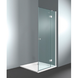 Дверь, VismaraVetro, Sintesi, шв 1200*1960, петли-справа, черный матовый, цвет стекла-прозрачный