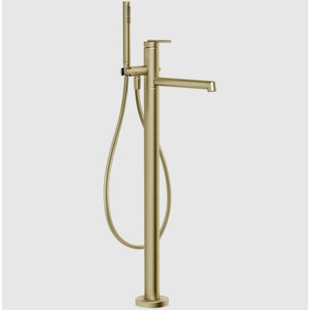 Смеситель для ванны и душа, Gessi, Ingranaggio, цвет-Brushed Brass PVD