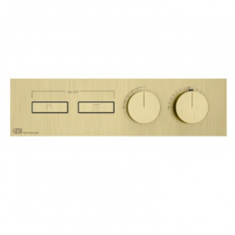 Смеситель для душа, Gessi, HI-FI, на 2 потребителя, цвет-Brushed Brass PVD