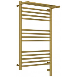 Полотенцесушитель, Сунержа, Богема 3.0, с 1 полкой, шгв 532*214*924, нижнее справа, МЭМ, цвет-латунь состаренная