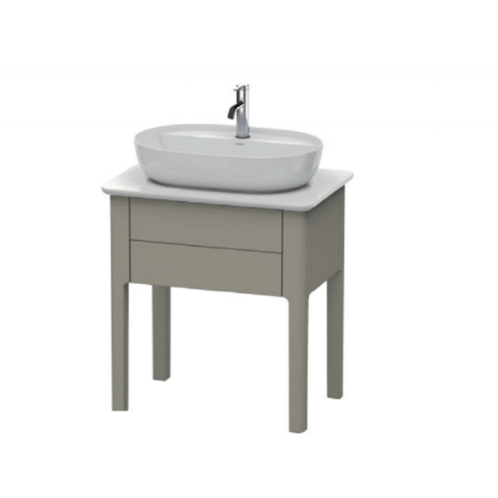 Тумба для консоли, Duravit, Luv, шгв 688*450*743, раковина-необходимо заказать, цвет-каменно-серый шелковисто-матовый