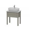 Тумба для консоли, Duravit, Luv, шгв 688*450*743, раковина-необходимо заказать, цвет-каменно-серый шелковисто-матовый