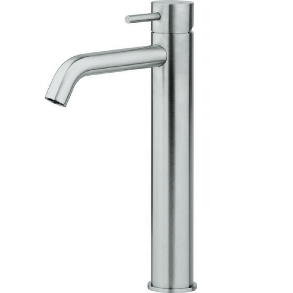 Смеситель для раковины, Cisal, Xion, цвет-нержавеющая сталь