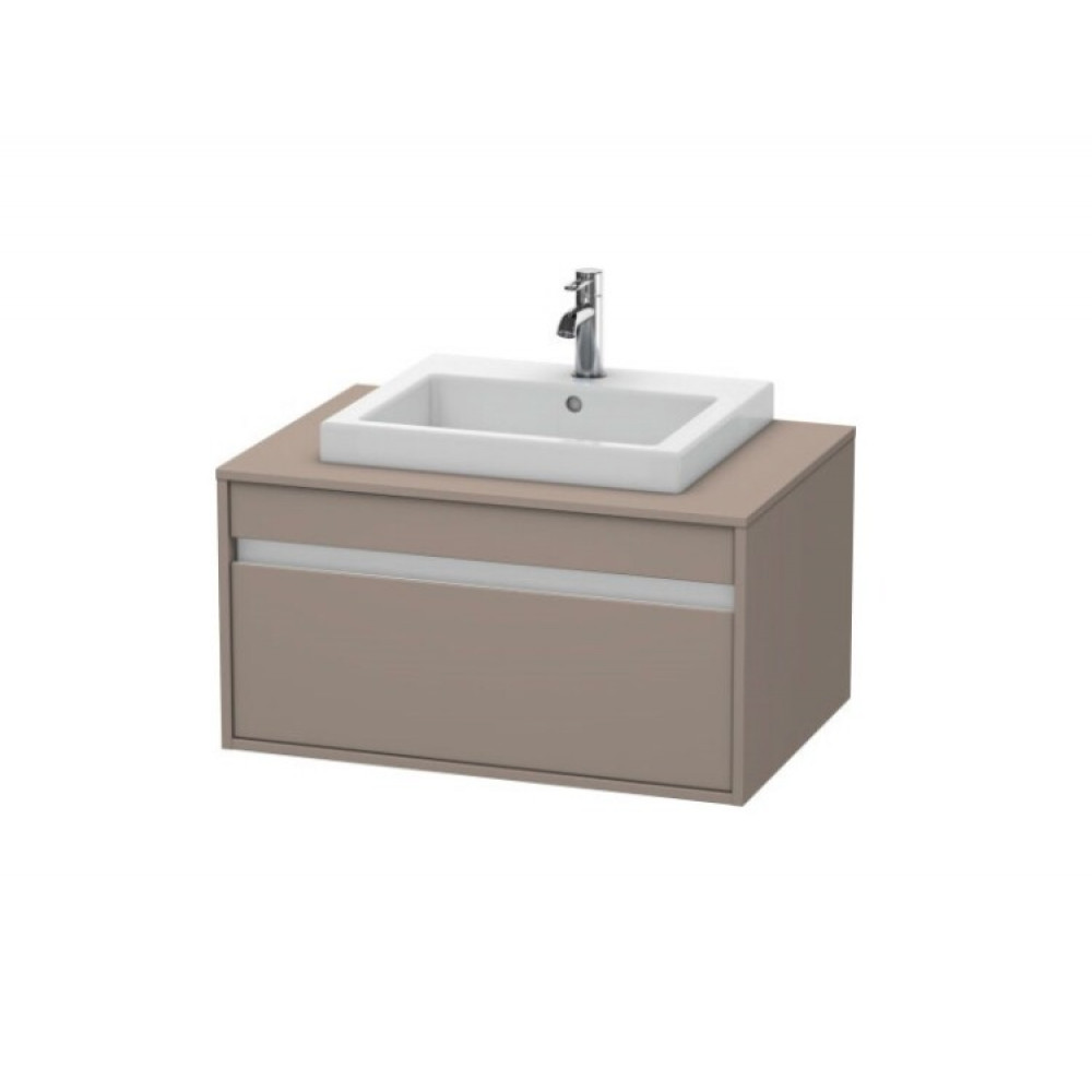Тумба под раковину, Duravit, Ketho, шгв 800*550*426, раковина-необходимо заказать, цвет-базальт матовый