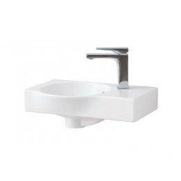 Раковина, Artceram, LAVAMANI, UNION, шгв 430*267*140, отверстия для смесителя-1, цвет-Glossy White