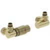 Терморегулятор, Сунержа, 3D, автоматический, G 1/2" НР х G 3/4" НГ, набор, левый, цвет-шампань