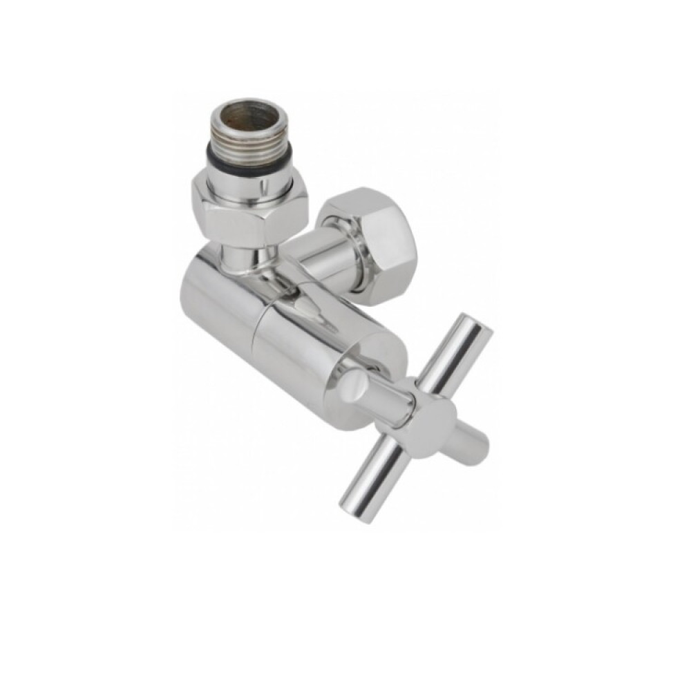 Вентиль, Сунержа, 3D, G 1/2" НР х G 3/4" НГ, левый, крест, цвет-сталь без покрытия