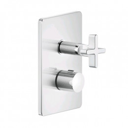 Смеситель для душа, Gessi, Inciso Bath&Shower, на 1 потребитель, цвет-хром