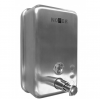 Дозатор для жидкого мыла, Nofer, шгв 122*135*207, цвет дозатора-сталь нержавеющая матовая