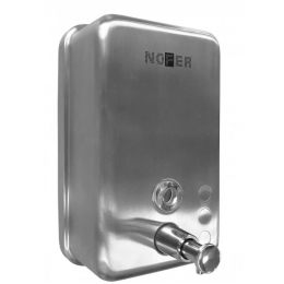 Дозатор для жидкого мыла, Nofer, шгв 122*135*207, цвет дозатора-сталь нержавеющая матовая
