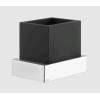 Стакан, Gessi, Rettangolo, шгв 140*97.5*116.5, цвет-чёрный/хром