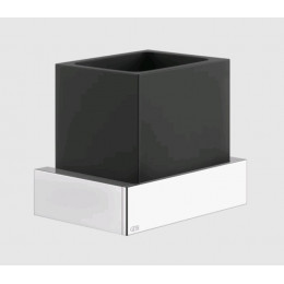 Стакан, Gessi, Rettangolo, шгв 140*97.5*116.5, цвет-чёрный/хром