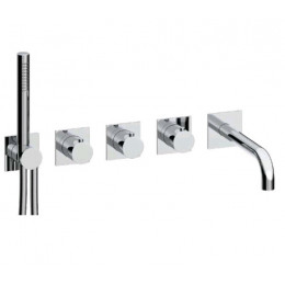 Смеситель для ванны и душа, Almar, цвет-хром (Товар заказной, возврату не подлежит)