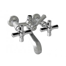 Смеситель для ванны и душа, Nicolazzi, Teide Four, цвет-Chrome