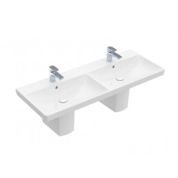 Раковина, Villeroy&Boch, Avento, шг 1200*470, отверстия для смесителя-1, CeramicPlus, цвет-альпийский белый