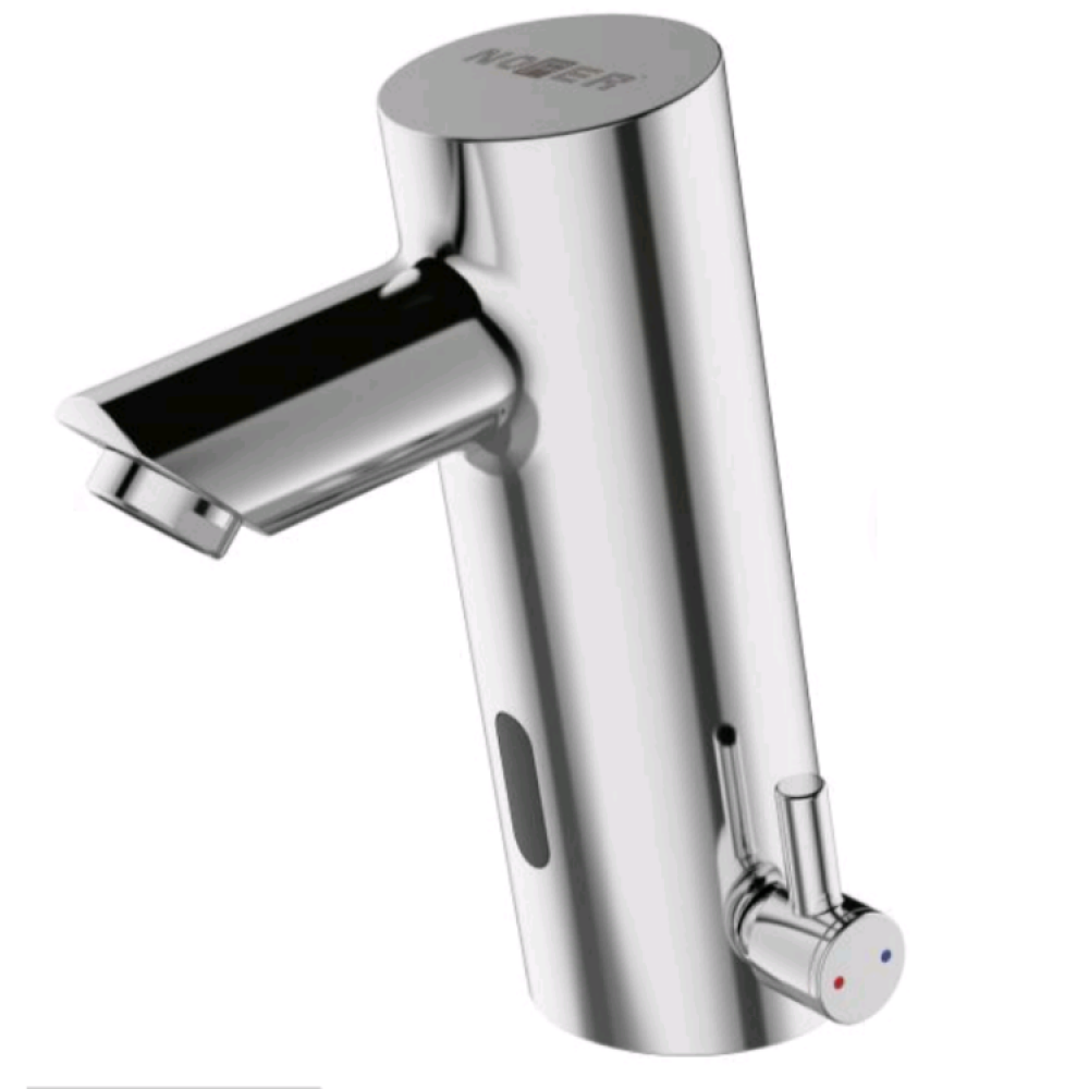 Смеситель для раковины, Nofer, автоматический, цвет-хром