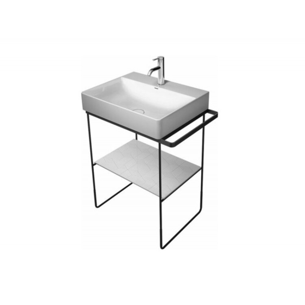 Консоль, Duravit, DuraSquare, шгв 665*451*740-790, цвет-Black Matt