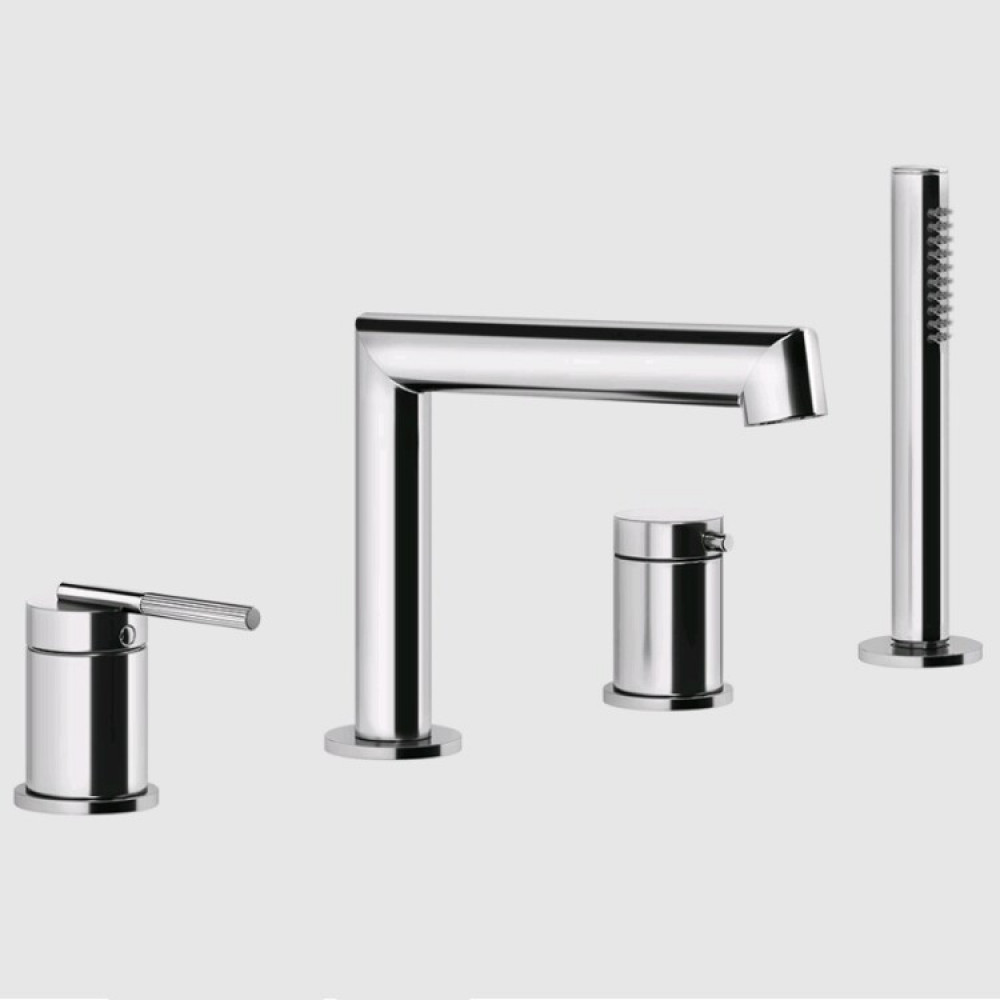 Смеситель для ванны и душа, Gessi, Ingranaggio, цвет-хром