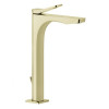 Смеситель для раковины, Gessi, Rilievo, цвет-Brass PVD