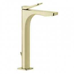 Смеситель для раковины, Gessi, Rilievo, цвет-Brass PVD