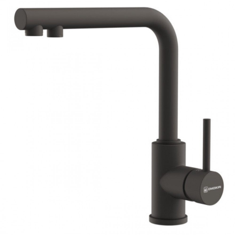 Смеситель для кухни, OMOIKIRI, Nakagawa 2 PLUS, цвет-Espresso