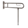 Поручень, Nofer, откидной, шгв 100*800*750, цвет-сталь матовая (Steel Matt)