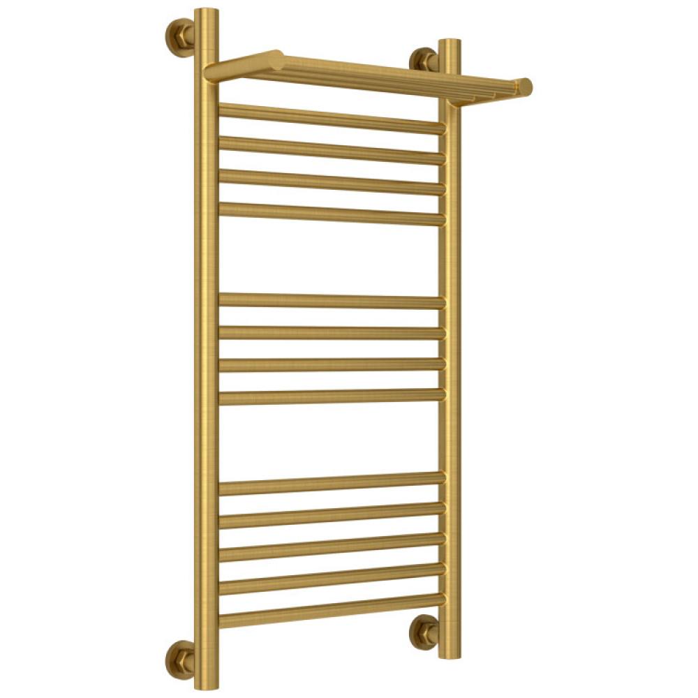 Полотенцесушитель, Сунержа, Богема +, с 1 полкой, шгв 450*213*862, цвет-состаренная латунь