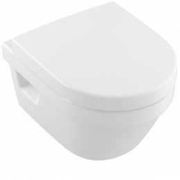 Унитаз подвесной, Villeroy&Boch, Architectura, шгв 350*480*340, CeramicPlus, цвет-альпийский белый