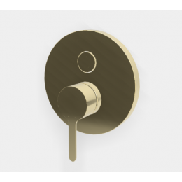 Смеситель для душа, Fima Carlo Frattini, Snap, на 2 потребителя, цвет-шампань