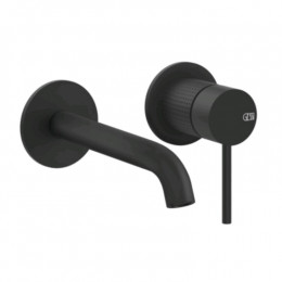 Смеситель для раковины, Gessi, 316 Cesello, цвет-черный матовый