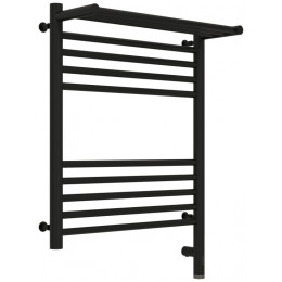 Полотенцесушитель, Сунержа, Богема 3.0, с 1 полкой, шгв 532*214*724, нижнее справа, МЭМ, цвет-черный матовый