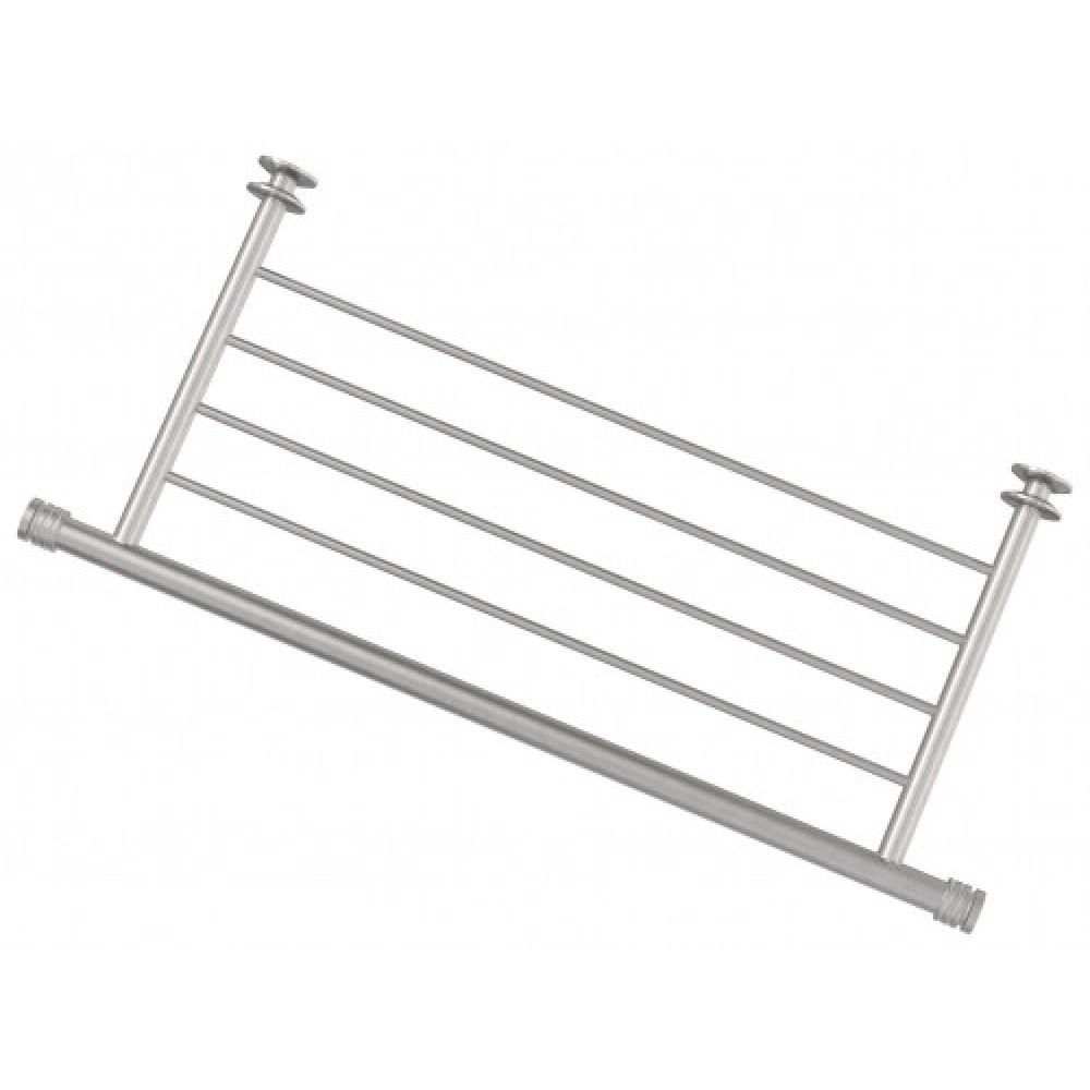 Полка, Сунержа, прямая 4П, ш 470, материал-нержавеющая сталь, цвет-сатин