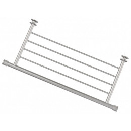 Полка, Сунержа, прямая 4П, ш 470, материал-нержавеющая сталь, цвет-сатин