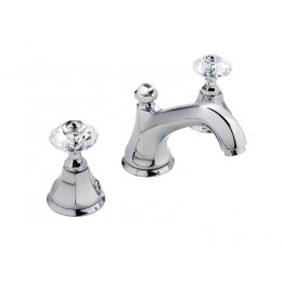 Смеситель для раковины, Nicolazzi, Crystal Handle, цвет-Chrome