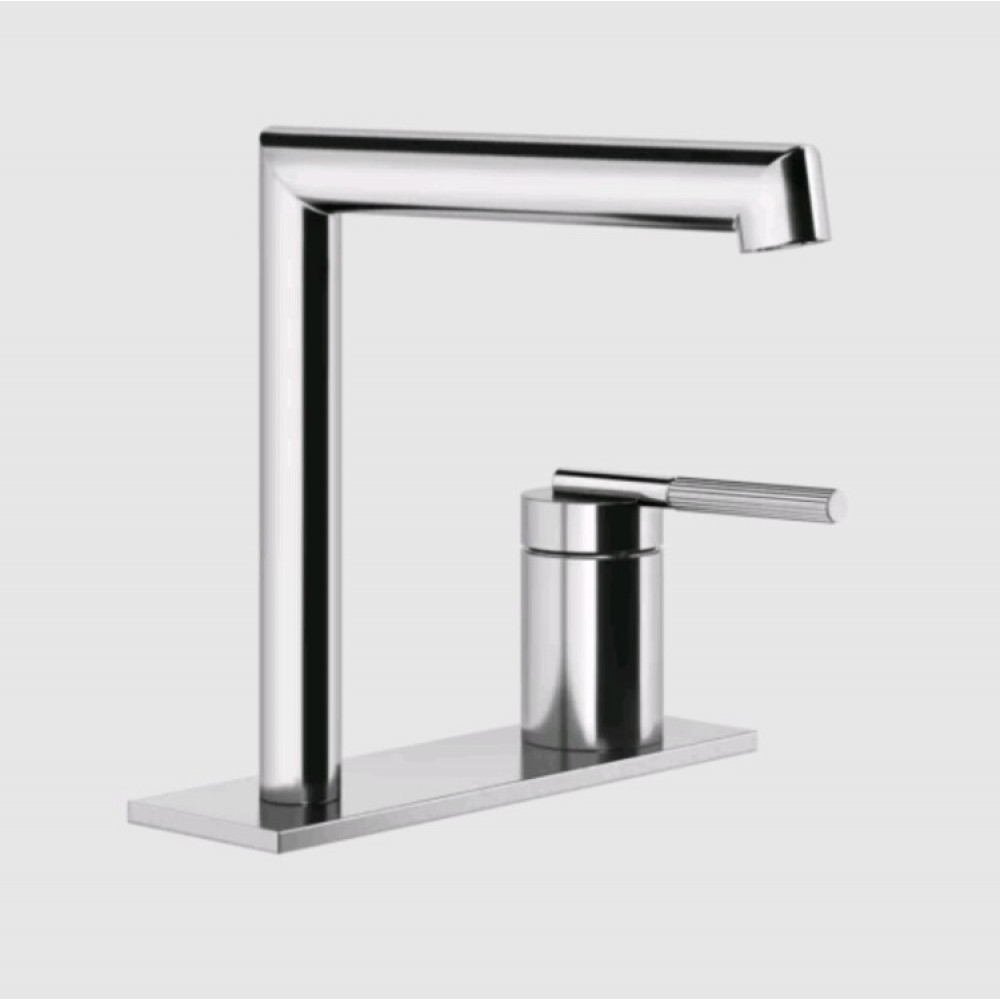 Смеситель для раковины, Gessi, Ingranaggio, цвет-хром