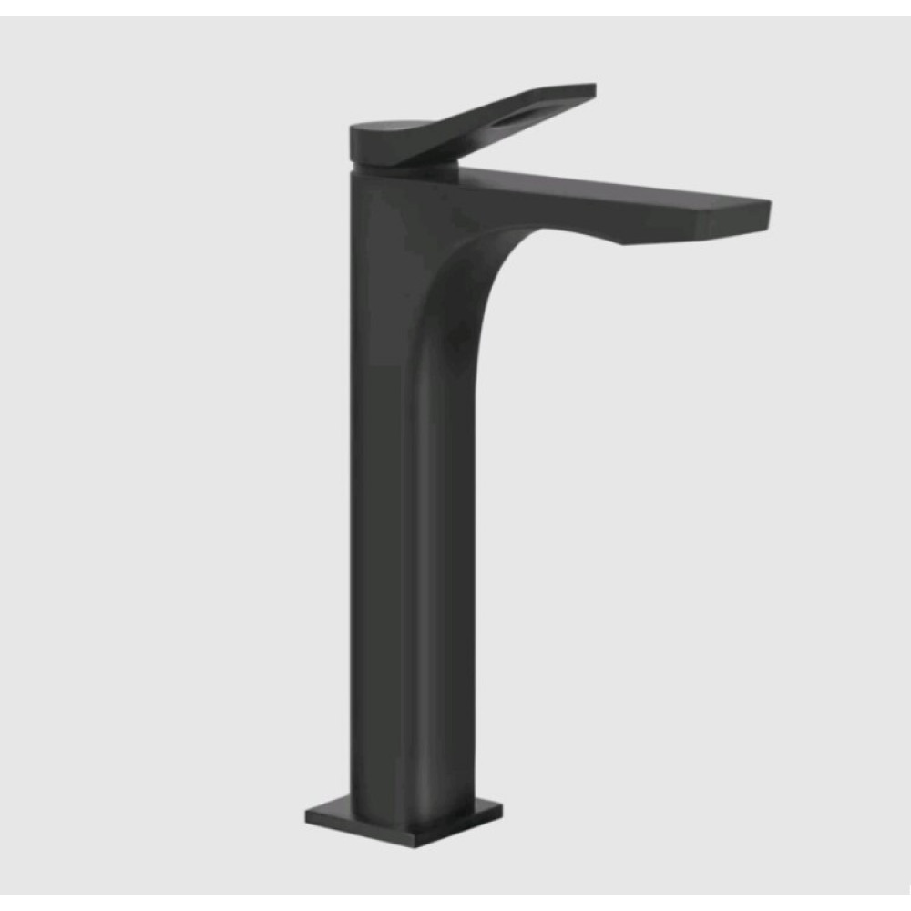 Смеситель для раковины, Gessi, Rilievo, цвет-черный матовый