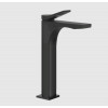 Смеситель для раковины, Gessi, Rilievo, цвет-черный матовый