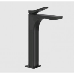 Смеситель для раковины, Gessi, Rilievo, цвет-черный матовый
