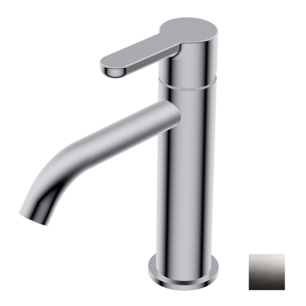 Смеситель для раковины, Ritmonio, Diametro35 Elegance, цвет-хром брашированный (Brushed Chrome)