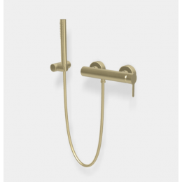 Смеситель для ванны и душа, Fima Carlo Frattini, Snap, цвет-брашированный шампань