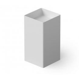 Раковина, DEA Design, Pedestal Basin, шгв 450*450*900, отверстия для смесителя-отсутствуют, цвет-белый матовый